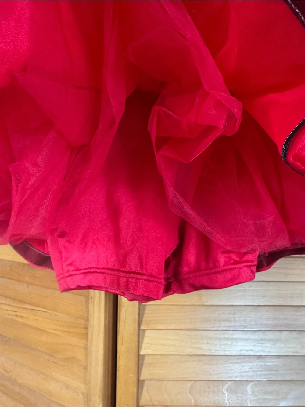Girls Sparkle Red Sequin Dance Costume with Heart Waist Accent